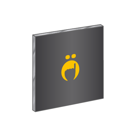 Textilspannrahmen für Wandmontage | B 100 cm x H 100 cm | einseitig bedruckt