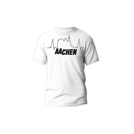 T-Shirt Aachener Dom mit Aachen Schriftzug