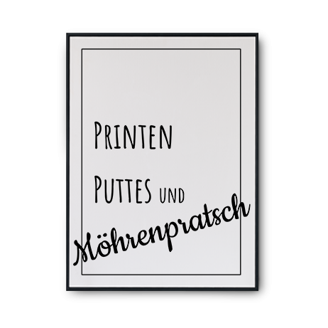 Plakat Aachen &quot;Möhrenpratsch&quot;